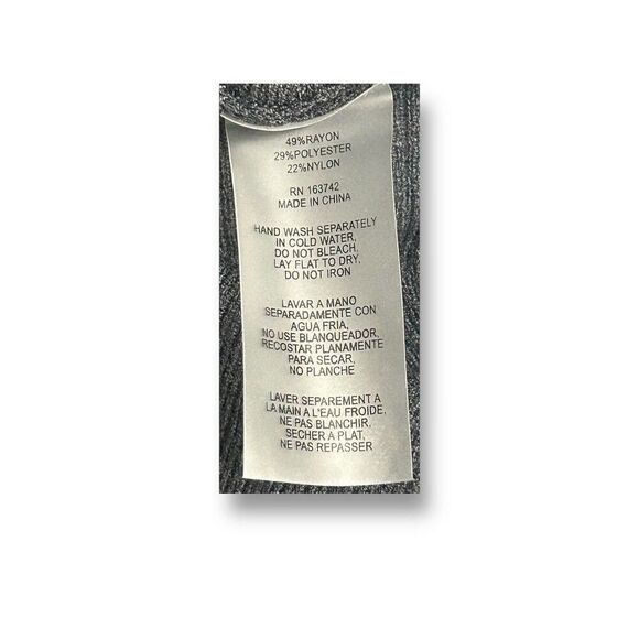 NWT Vila Milano XL Black Ribbed Knit Top Relaxed Minimalist Neutral Office Comfy - Picture 7 of 7